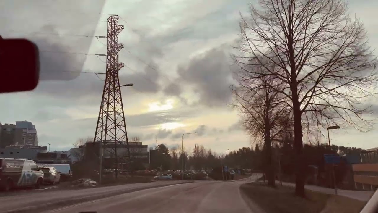 Golden hour drive in Finland | Relaxing Morning POV ASMR ☁️🚗