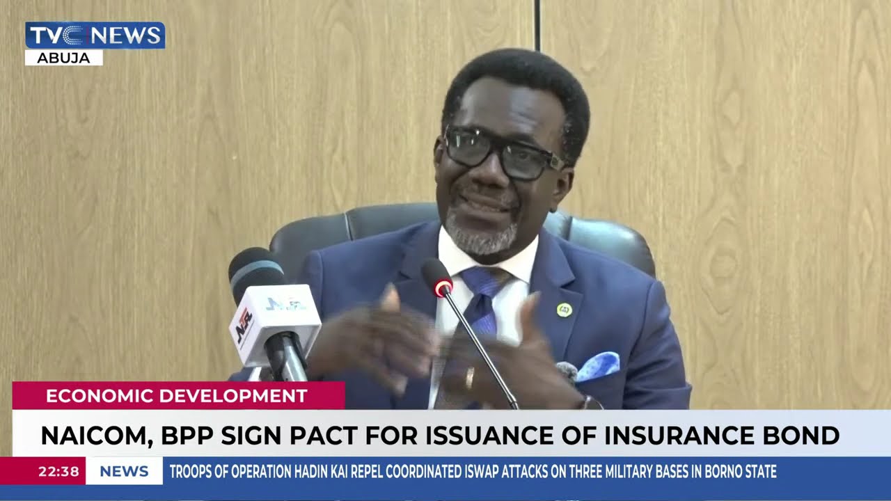 NAICOM, BPP Sign Pact For Issuance Of Insurance Bonds
