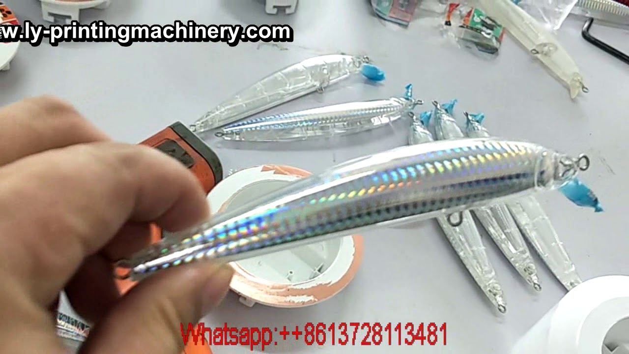 Automatic hot stamping machine for plastic fishing lure
