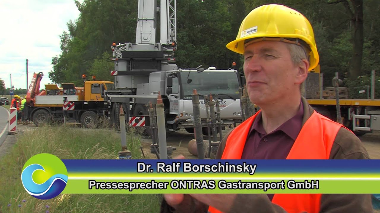 ONTRAS erneuert Gasleitung in der Lausitz