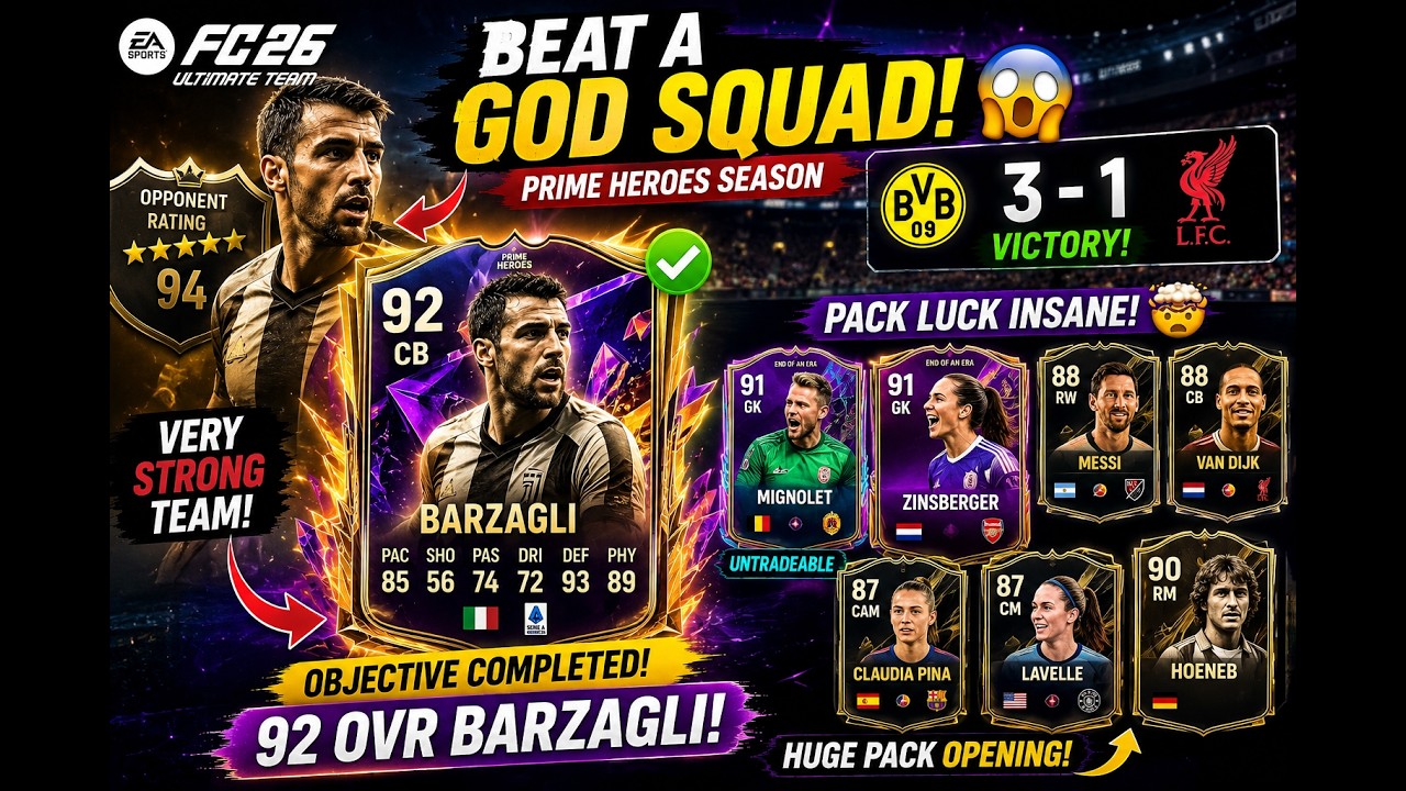 My Best Pack Opening of the Season?! 😳 FC 26 Ultimate Team