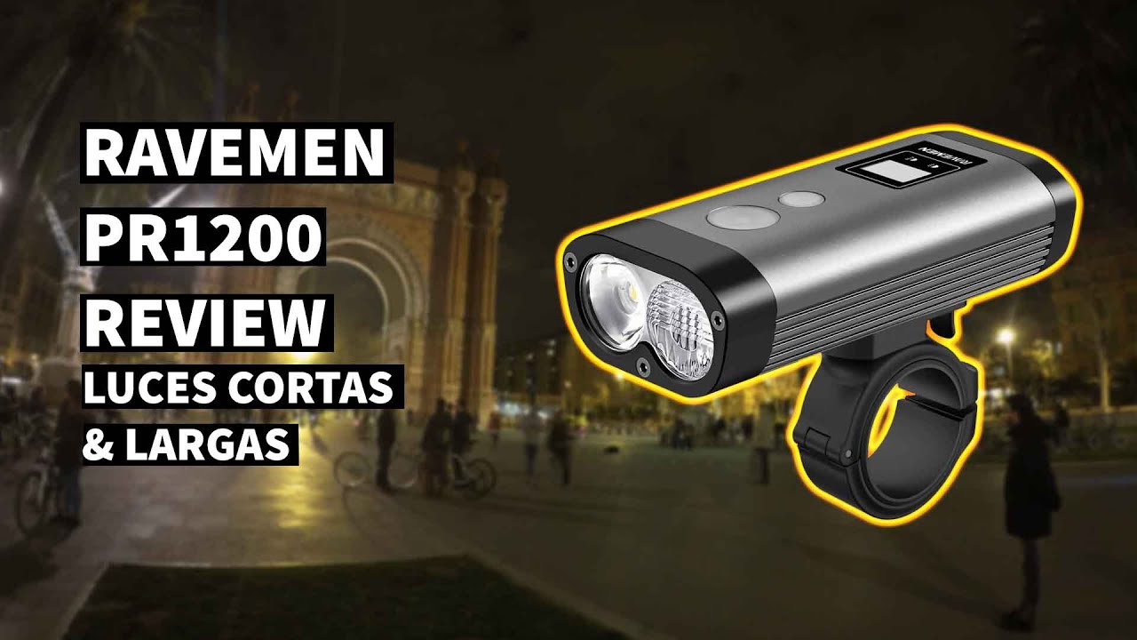 Ravemen PR1200 - Review español - Luces largas en bicicleta 🚲