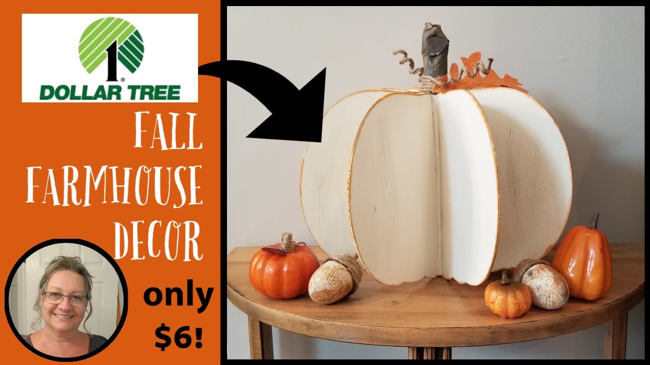 Fall Farmhouse Decor~Dollar Tree Fall DIY~Fall Farmhouse DIY Challenge 2020