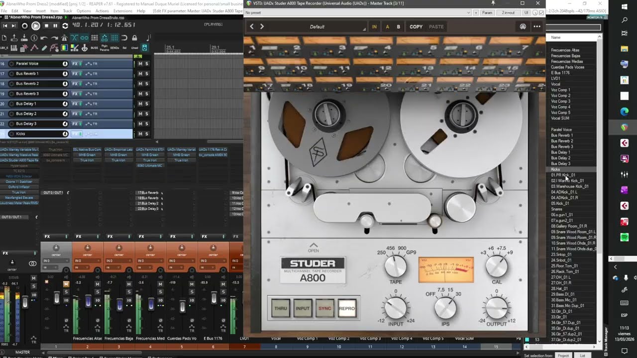Mezcla de Rock Profesional: Antes y Después | Color Neve + Mix Bus Explicado