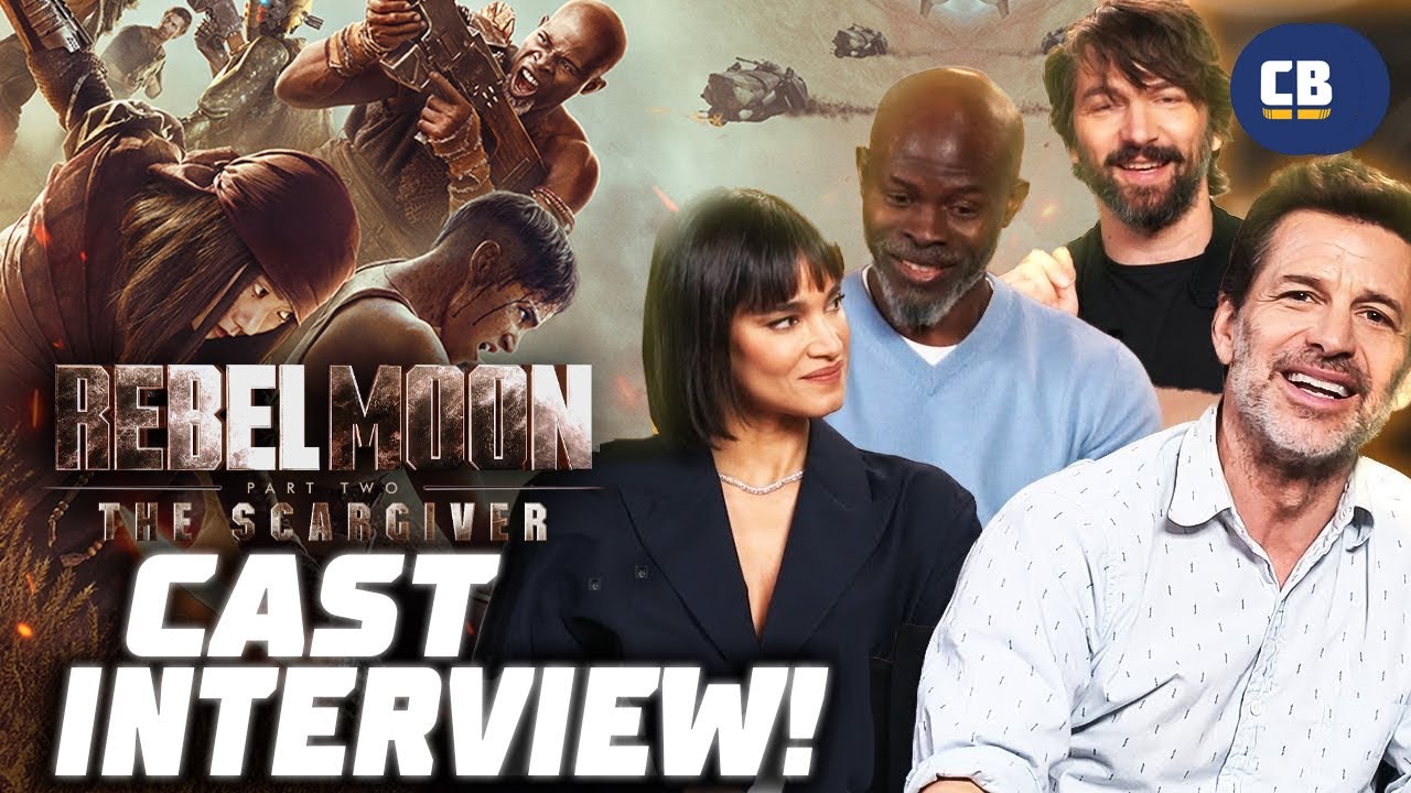 We Declare SPACE WAR with Rebel Moon Part 2: The Scargiver Cast!   Zack Snyder, Sofia Boutella