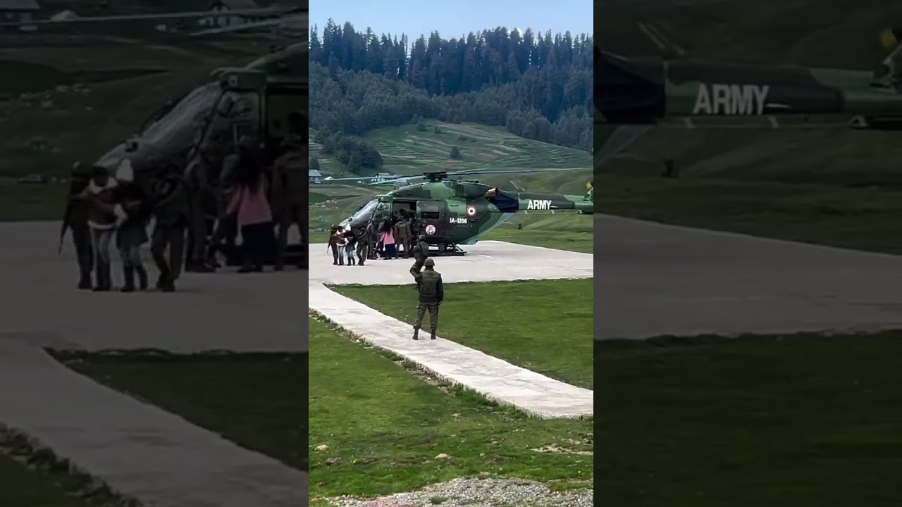 Indian Army Rescues Stranded Tourists at Gulmarg&rsquo;s Sunshine Peak After Helicopter Failure