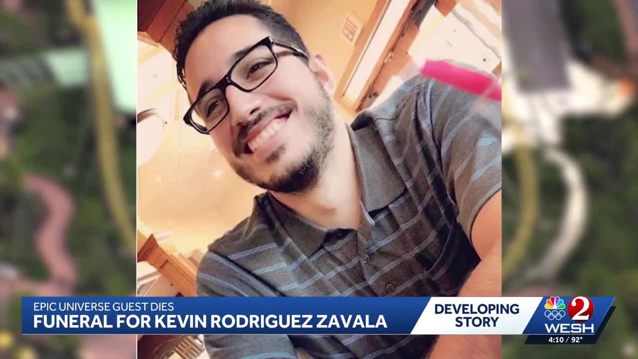 Funeral for Kevin Rodriguez Zavala man who died after riding Epic Universe roller coaster