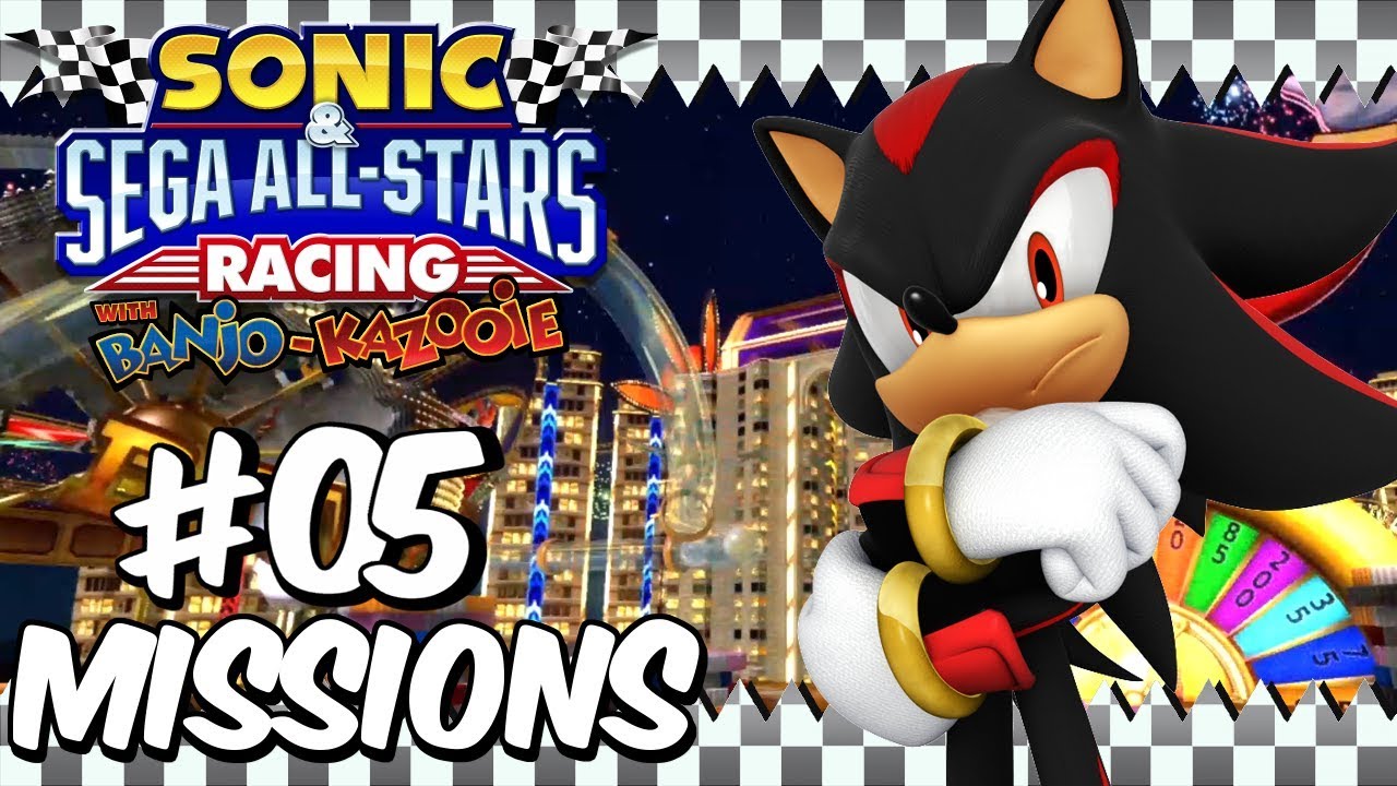 Sonic & Sega All Stars Racing with Banjo Kazooie - Missions Mode - Part 5 (Xbox 360)