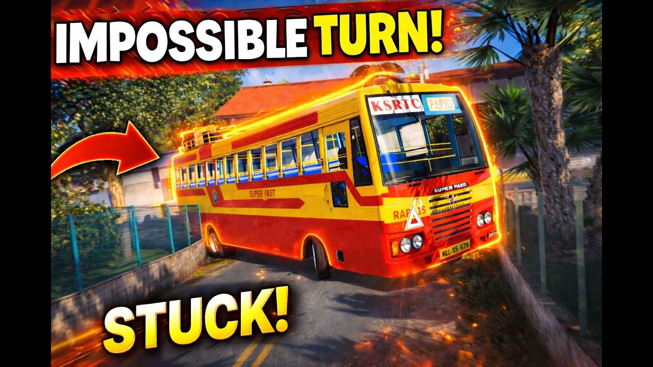 ksrtc tippical route with high tight road