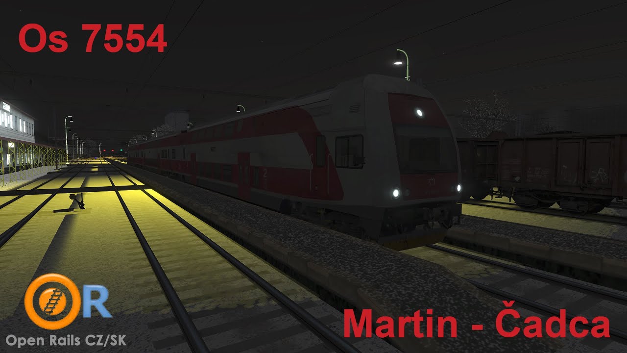 OpenRails CZ/SK - Os 7554 - Martin - Čadca -  ZSSK 671 + 071 + 971