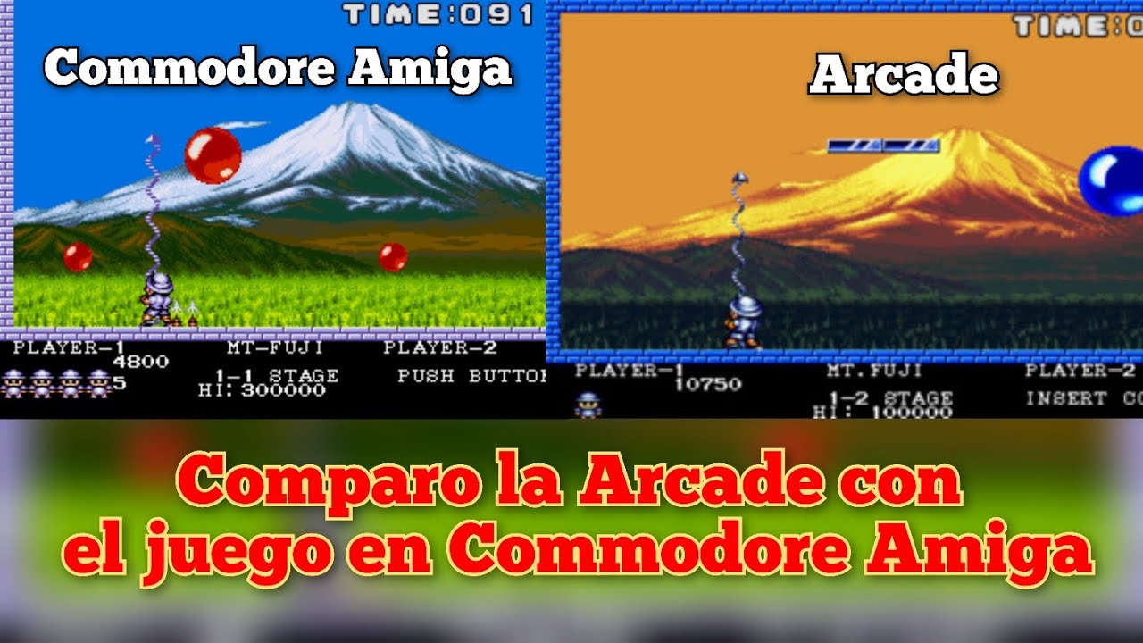 Comparo el Pang Arcade con el de Commodore Amiga🤔🕹😁#commodoreamiga #arcadegames #arcade#retrogaming