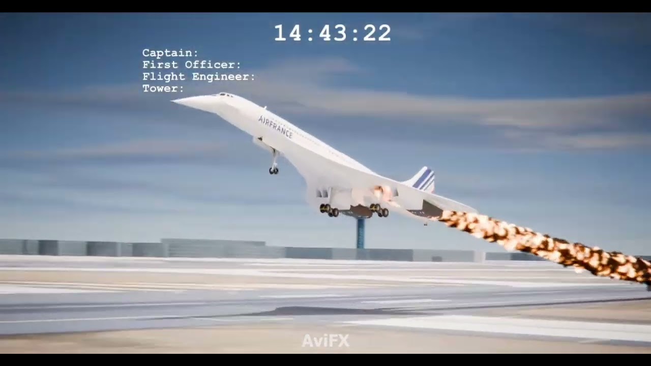 Air France Flight 4590 CVR/Animation 