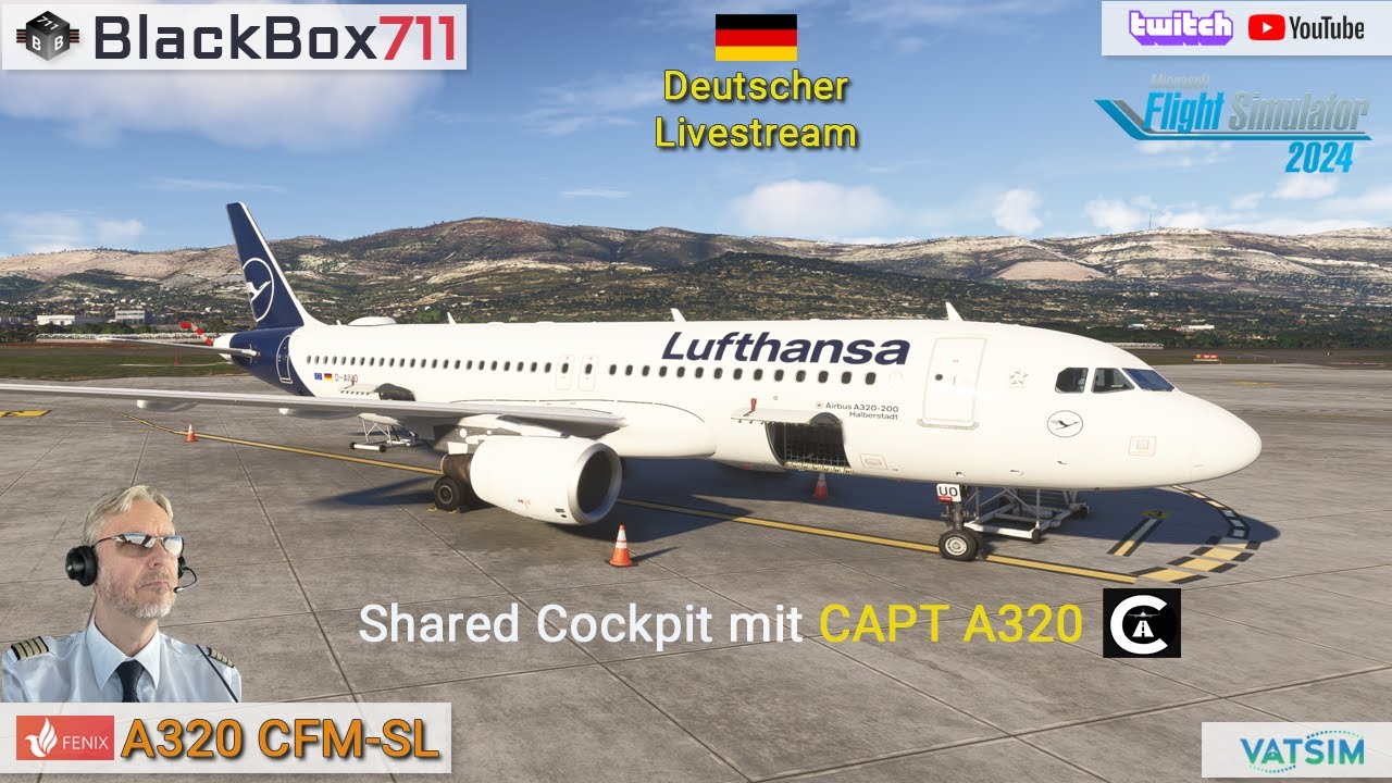 MSFS2024 - FENIX A320 | Shared Cockpit mit CAPT A320 | VATSIM | Deutsch/German