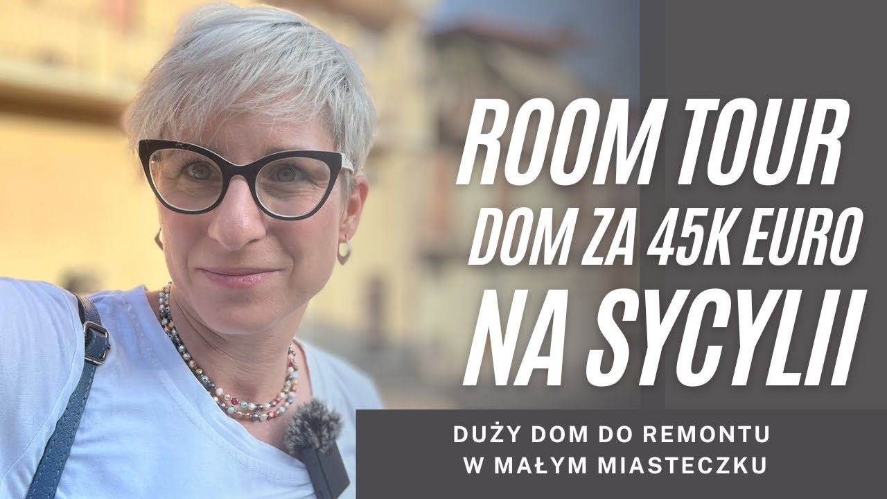 Ponad 250mkw za 45 000 € Room tour po sycylijskiej kamienicy 4 km od morza | Paulina Wojciechowska