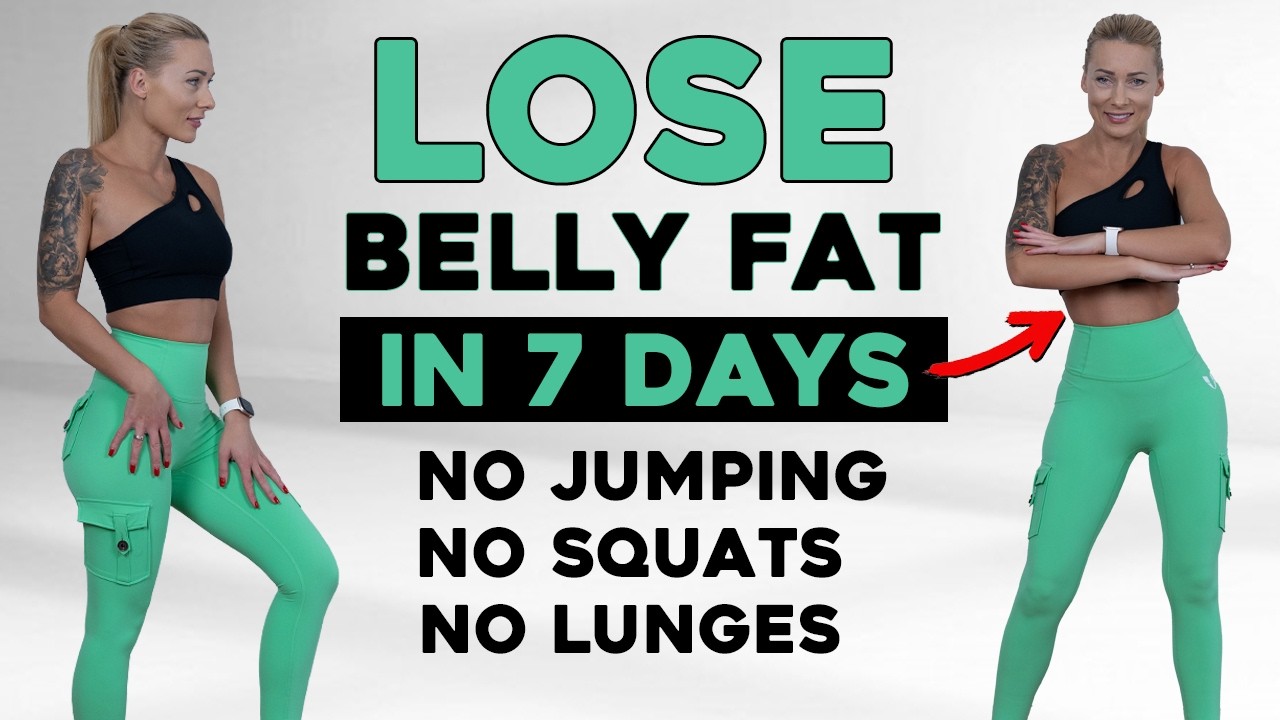 🔥LOSE BELLY FAT in 7 Days🔥7 MIN Standing Abs🔥 Workout🔥No Squat🔥No Lunge🔥No Jumping🔥