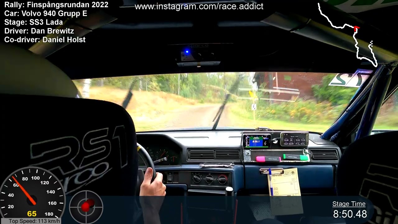 Rally Finspångsrundan 2022 SS3 Lada