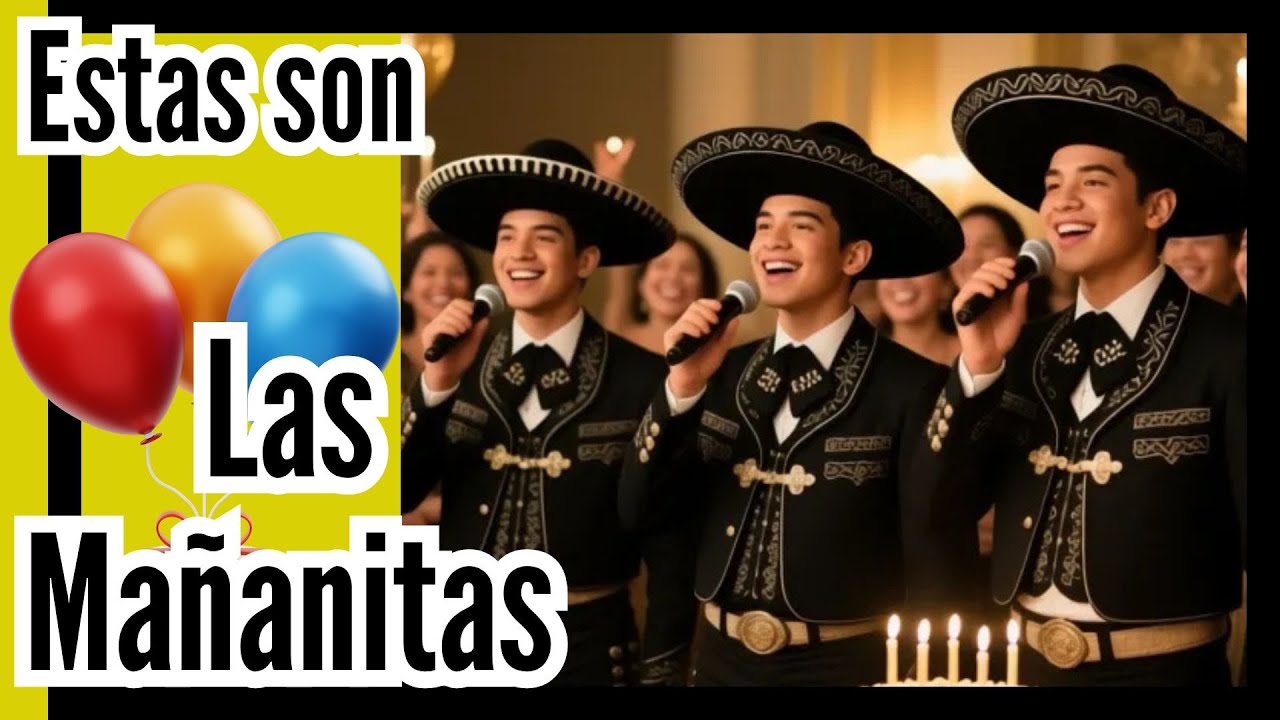 Las Mañanitas con Mariachi -Canción de Feliz Cumpleaños Jueves 5 de Febrero  - Cumpleaños Feliz