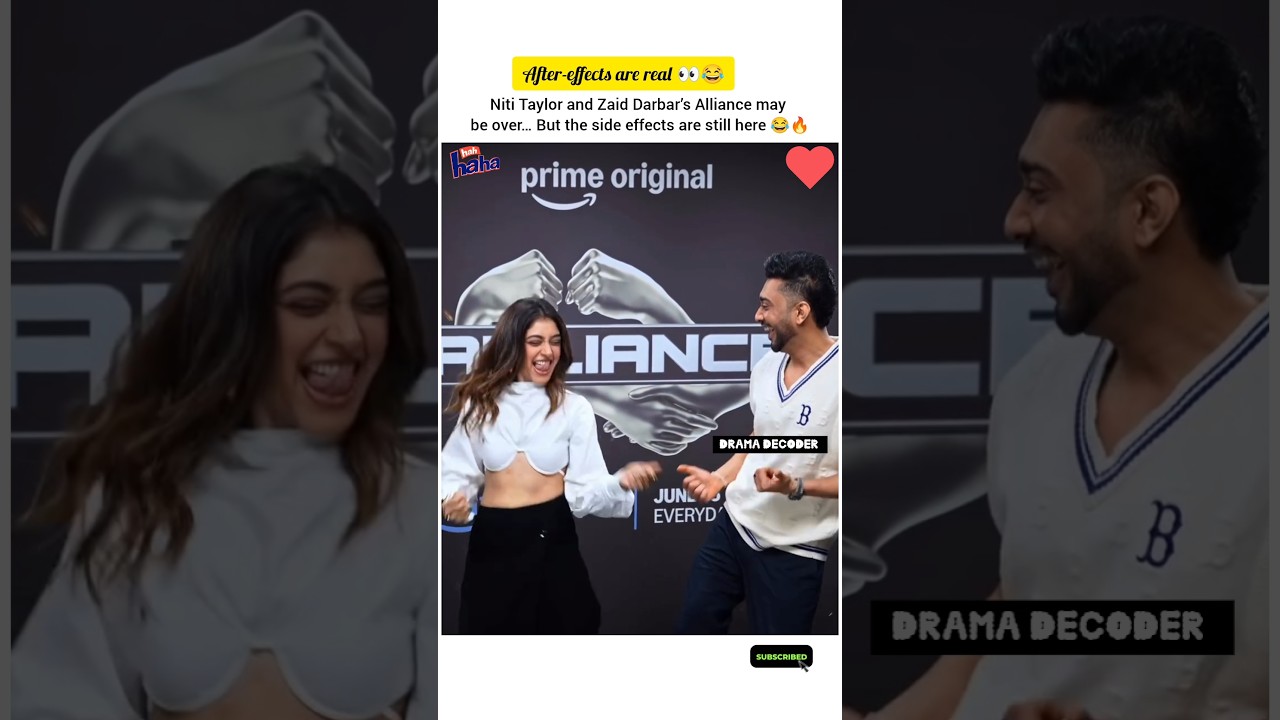 Альянс, может, и распался, а побочные эффекты остались😂 #nititaylor #zaiddarbar #viralshorts