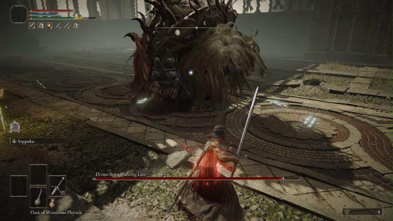 ELDEN RING | Divine Beast Dancing Lion | SL1 SB0 | No Hit / Damage