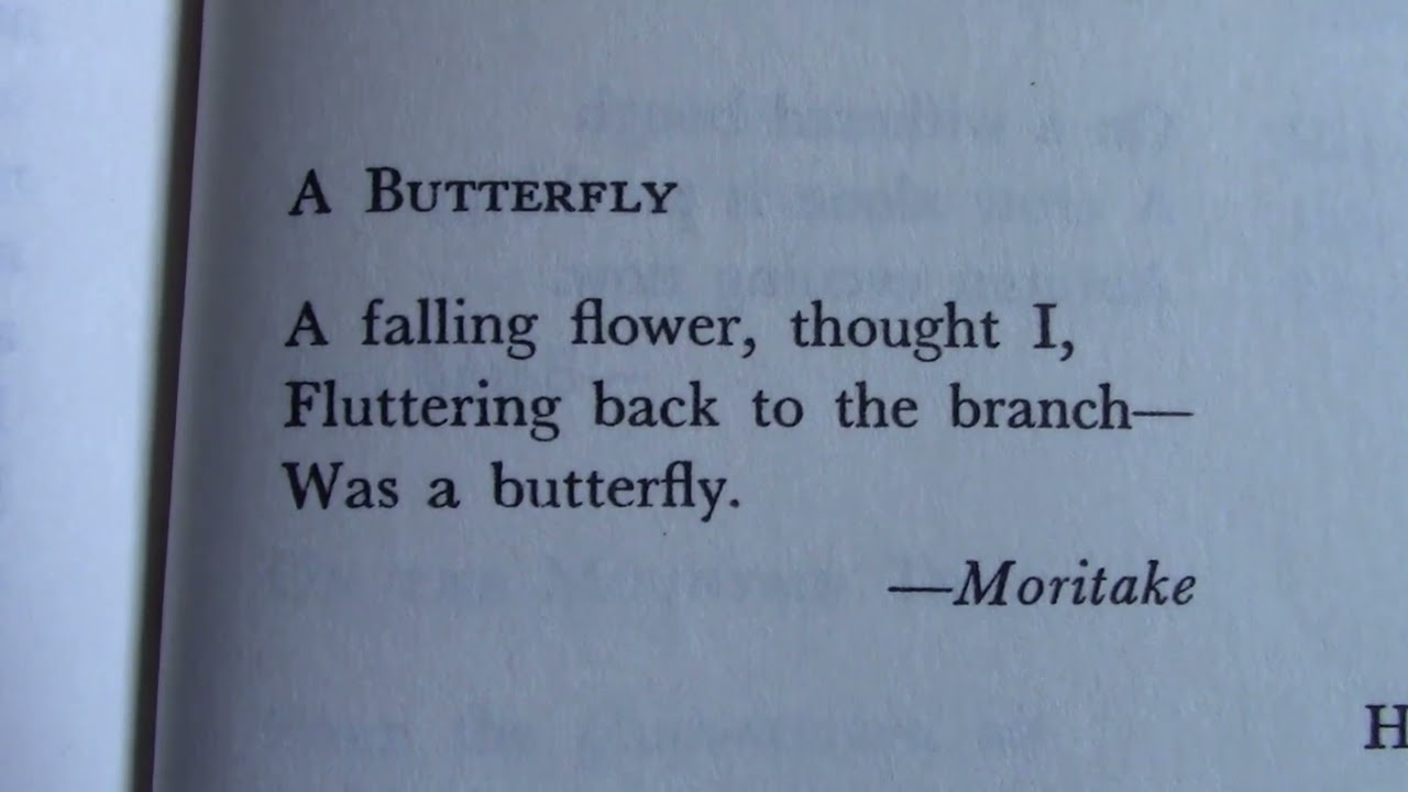 A Butterfly by Arakida Moritake
