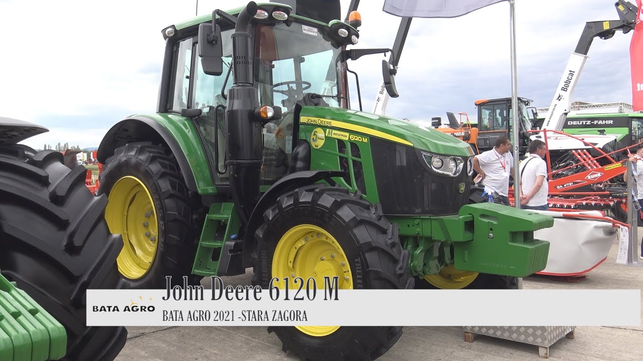 2021 John Deere 6120 M Tractor Interior and Exterior Walkaround BATA Agro 2021