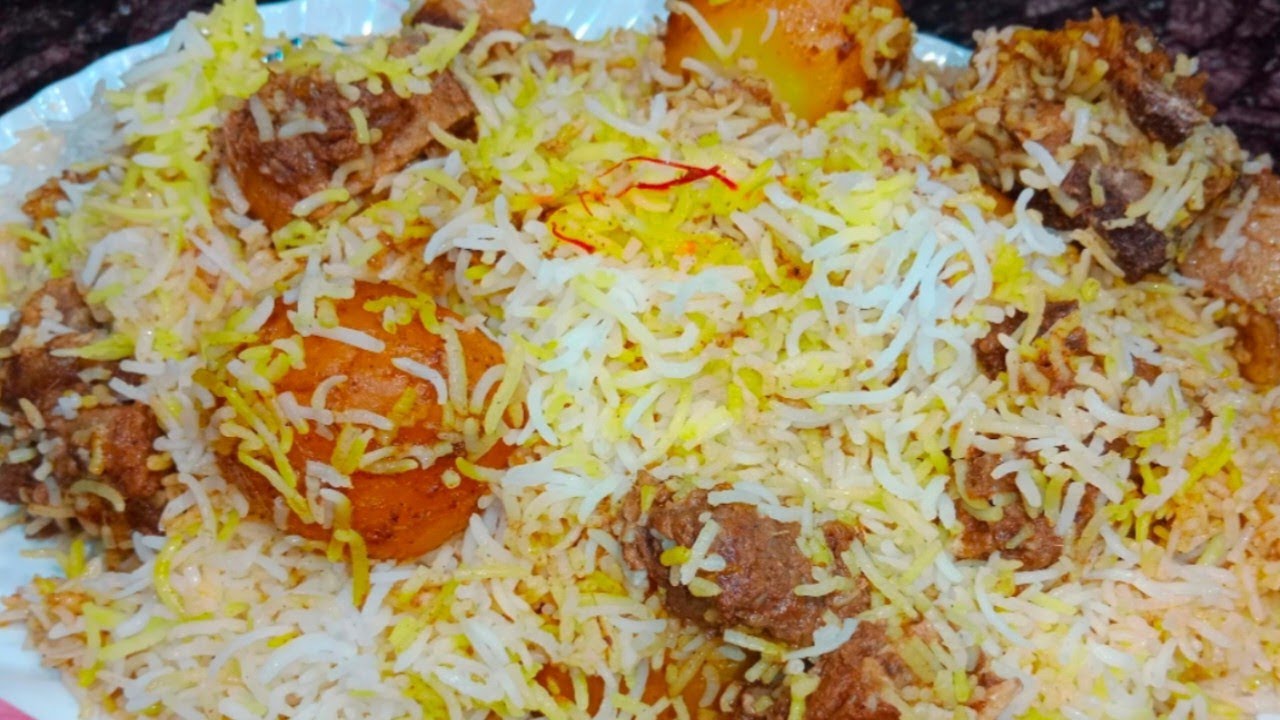 Itni Asan Kolkata Biryani Recipe Dekhne ke Bad Har Koi Easily Bana Lega||Kolkata Beef Biryani recipe