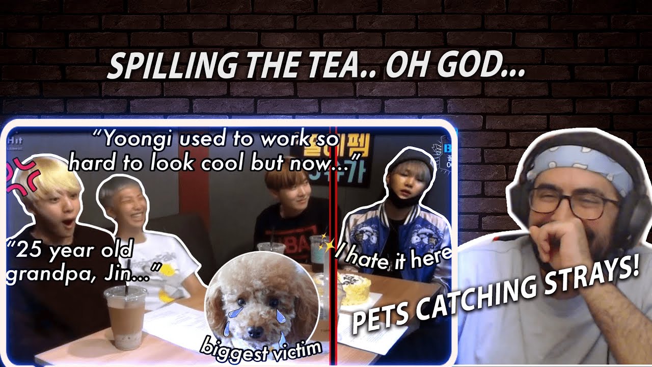 Not holding back - BTS spilling tea about each other non-stop part 3 ft. BTS’s pets | Reaction