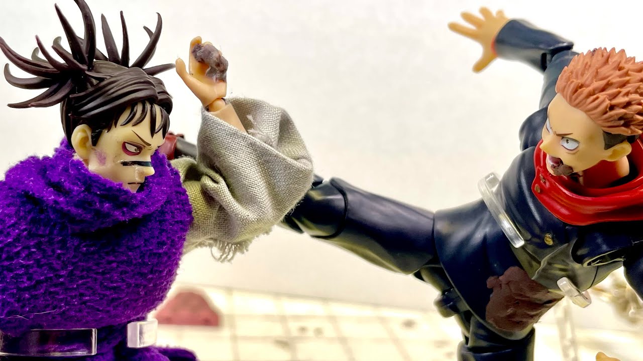 呪術廻戦 渋谷事変 stop motion itadori vs choso 虎杖 脹相