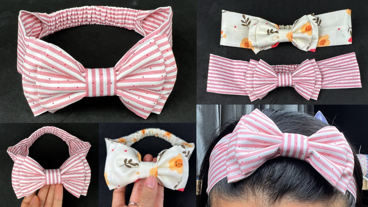 Bow Headband 🔥🔥 How to make Bow Headband Sewing Tutorial. DIY Headband.