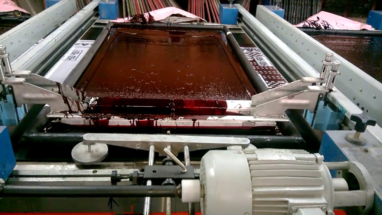 TECTESLA DOUBLE SERVO IN FLATBED SCREEN PRINTING MACHINE