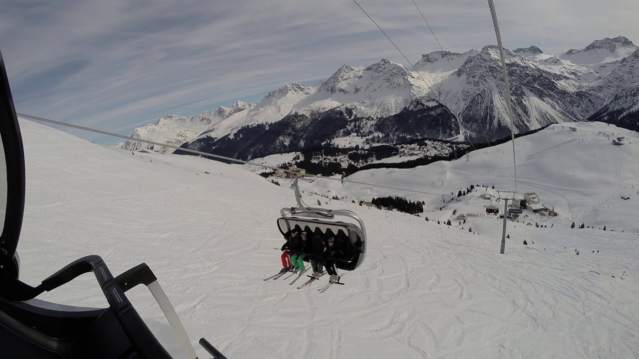 Sesselbahn Brüggerhorn (Talfahrt), Arosa