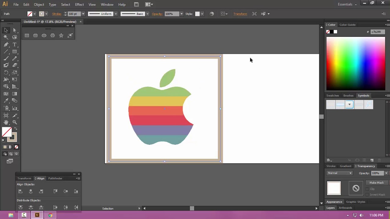 How to design a  simple signboard in illustrator