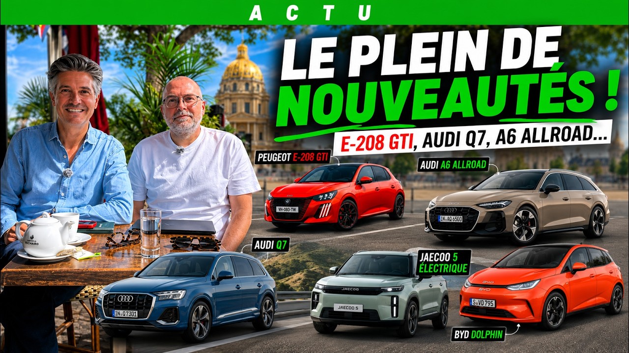 Peugeot e-208 GTI, Audi A6 All Road, BYD Dolphin : le plein de nouveaut&eacute;s ! + le reste de l&rsquo;actu