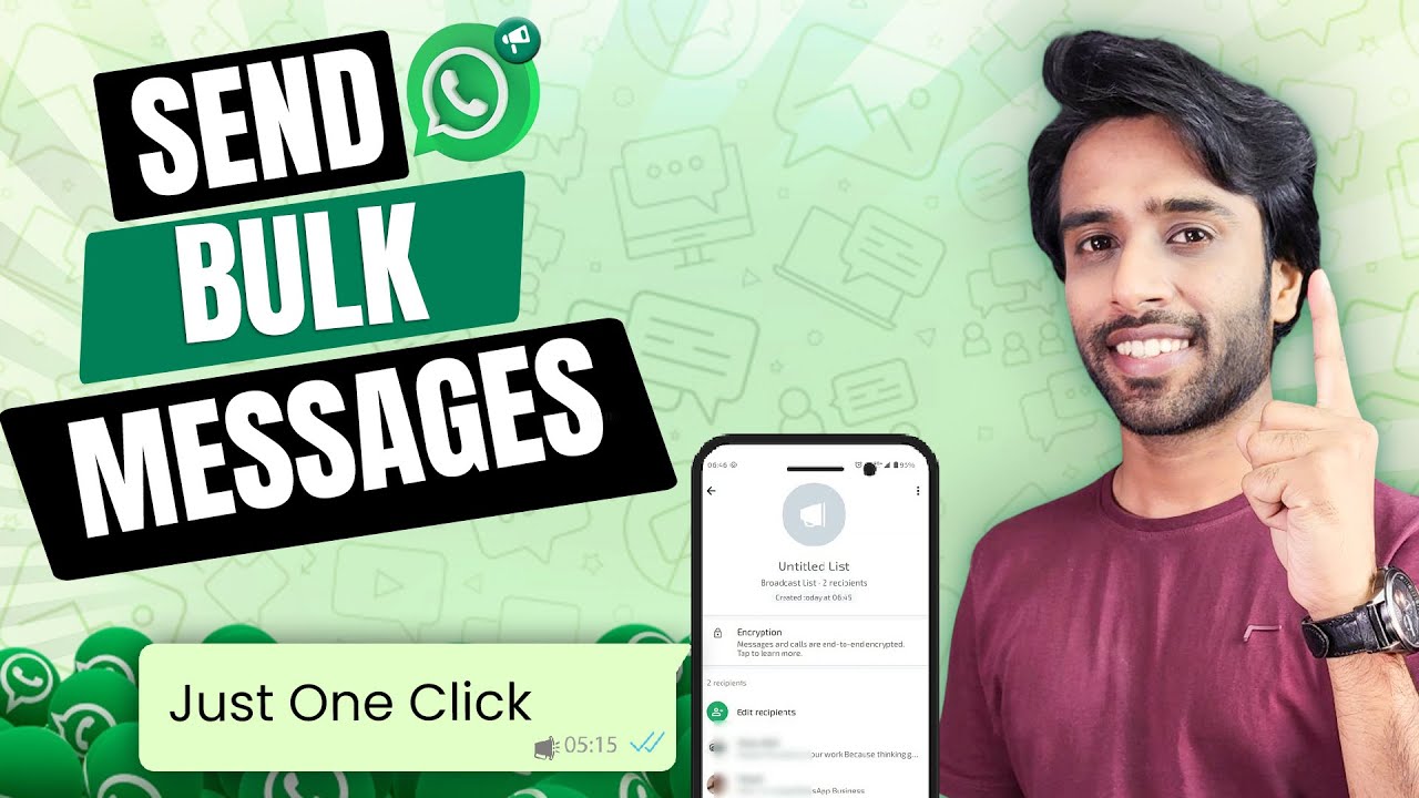 How to Send Bulk WhatsApp Messages without forwarding | All about WhatsApp Broadcast Feature
