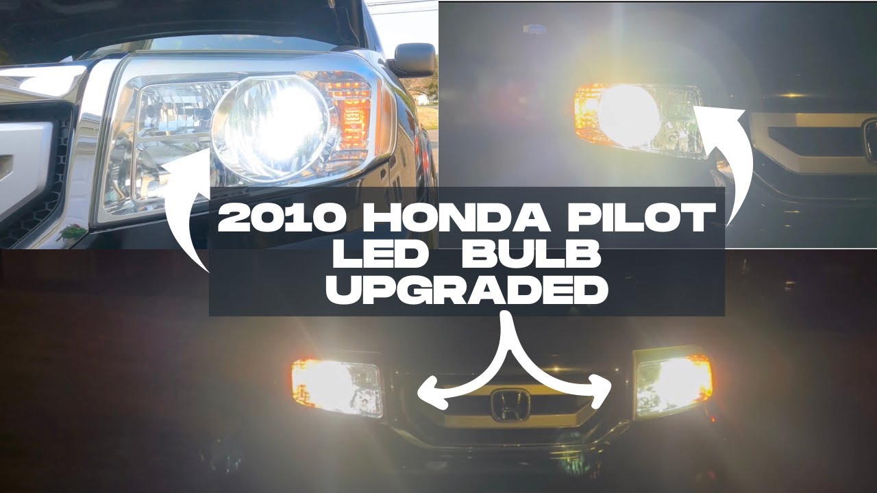 2010 Honda Pilot LED headlights upgrade