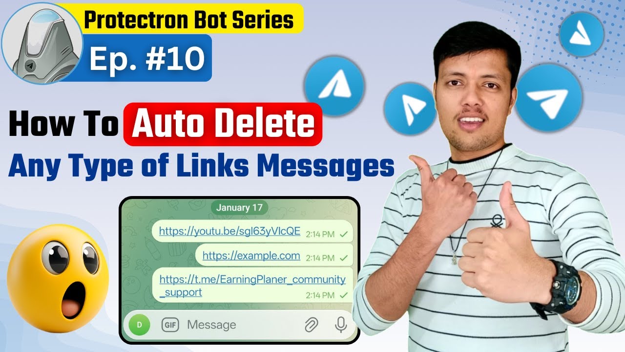 🔵 Ep 10 || How to Block Links From Telegram Groups with Protectron Bot