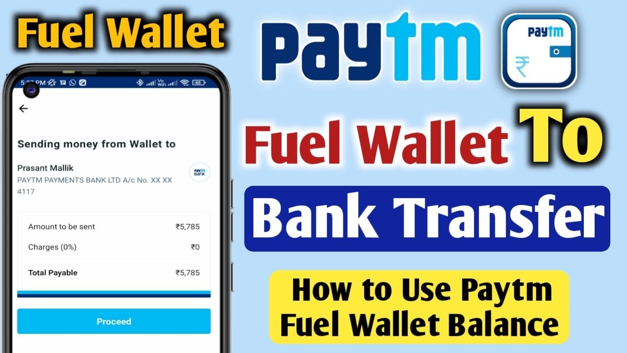 Paytm Fuel Wallet Balance Transfer to Bank Account | How to use Paytm fuel wallet balance