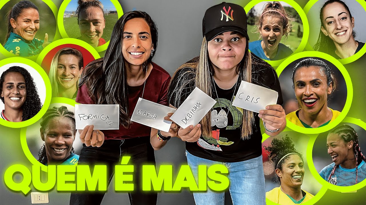 Quem é a mais romântica: Marta, Cris ou Formiga?
