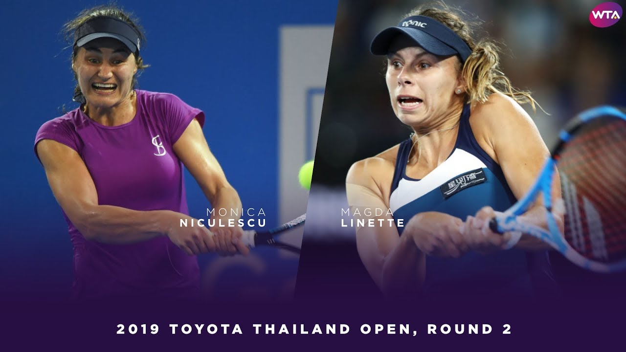 Monica Niculescu vs. Magda Linette | Toyota Thailand Open Second Round | WTA Highlights