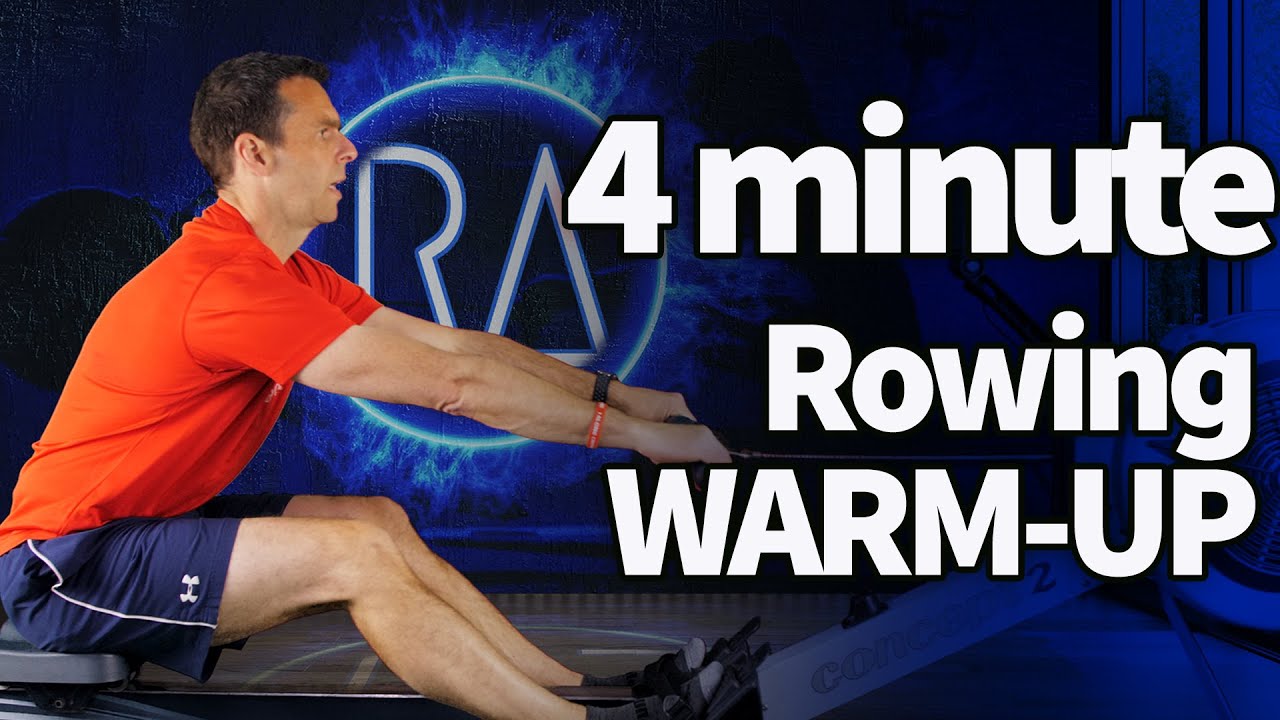 4 Minute Rowing Warmup - Get Ready to Row Safely | RowAlong