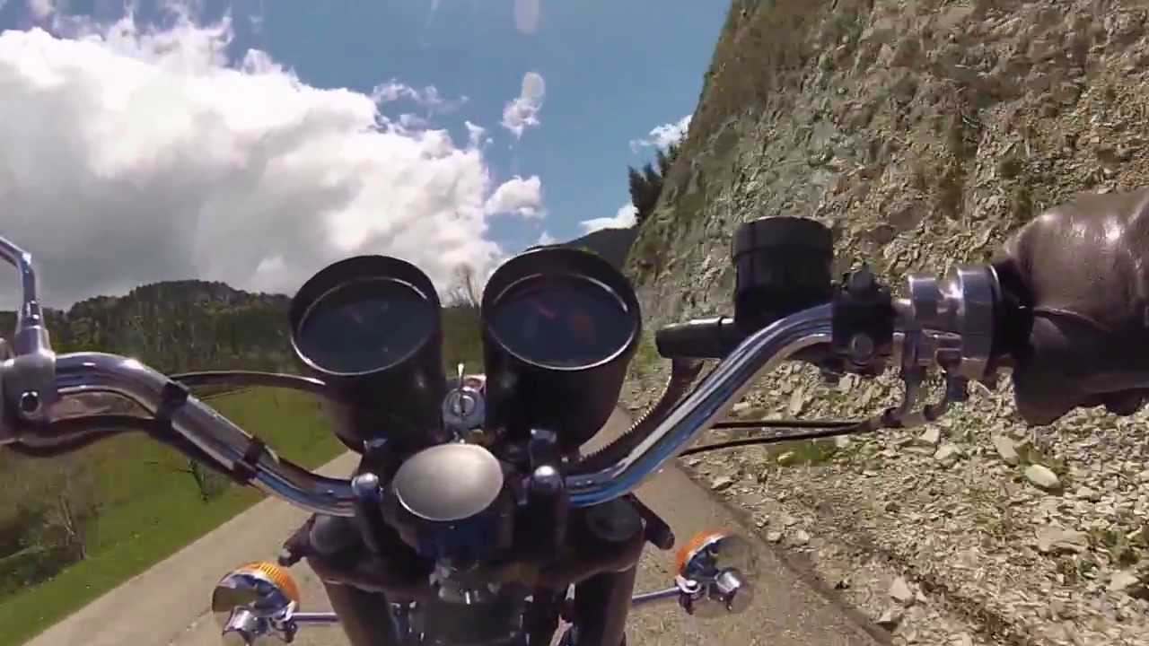 A ride on a Kawasaki 750 H2