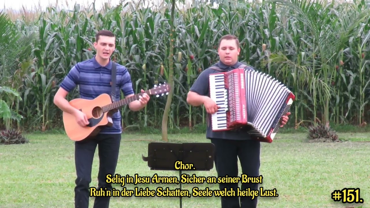 Selig in Jesu Armen, Sicher an seiner Brust.