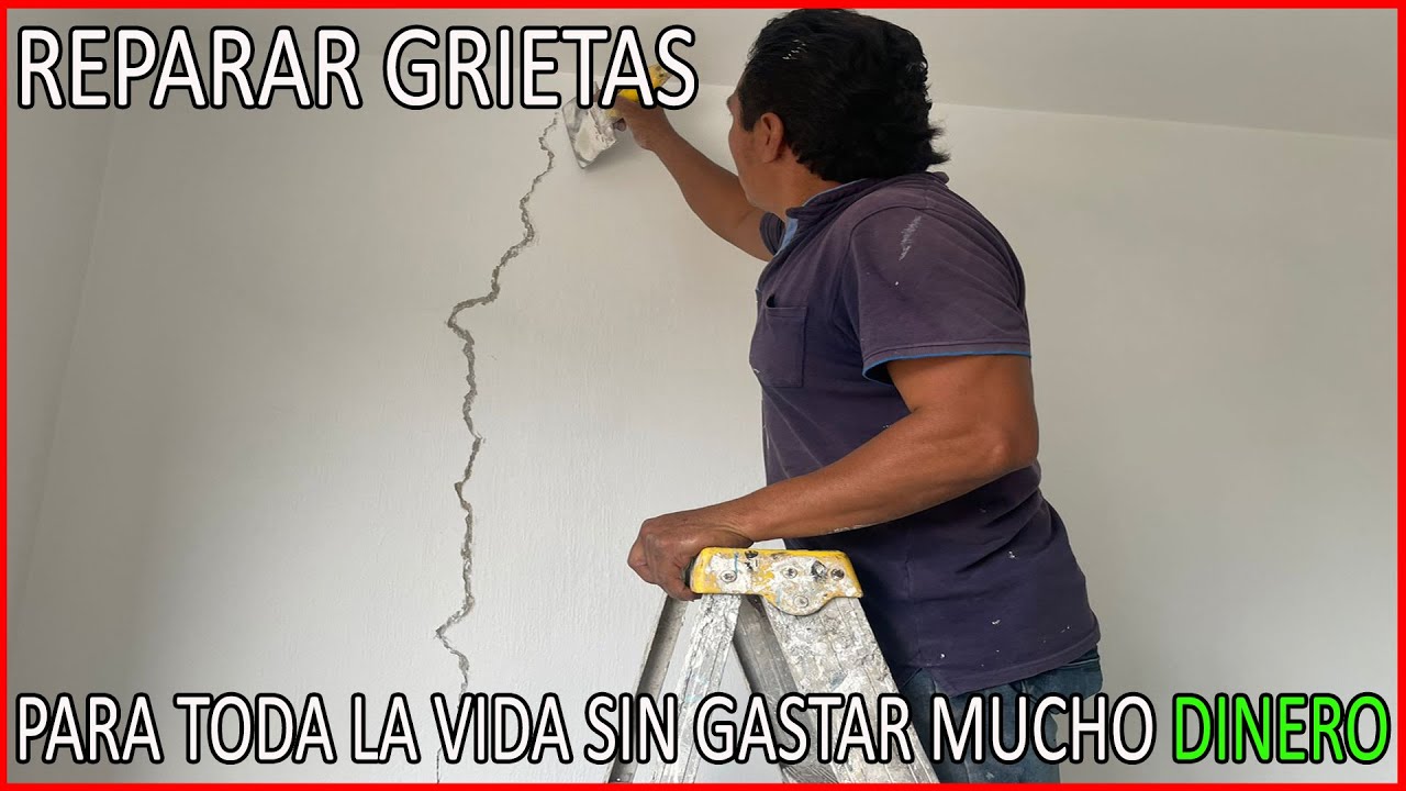 Como Tapar Grietas para SIEMPRE ( FACIL Y BARATO)