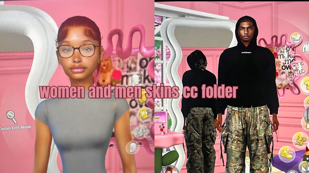 Sims 4 Skins cc folder