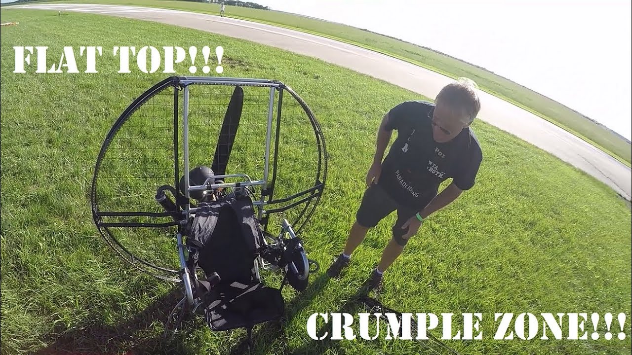 Flying the Infamous Dell Schanze Flat Top Paramotor for the First Time!!