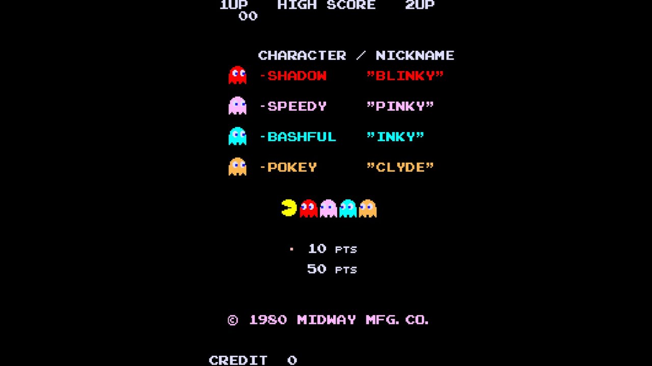 №001 🟡 Pac-Man (Arcade, 1980)