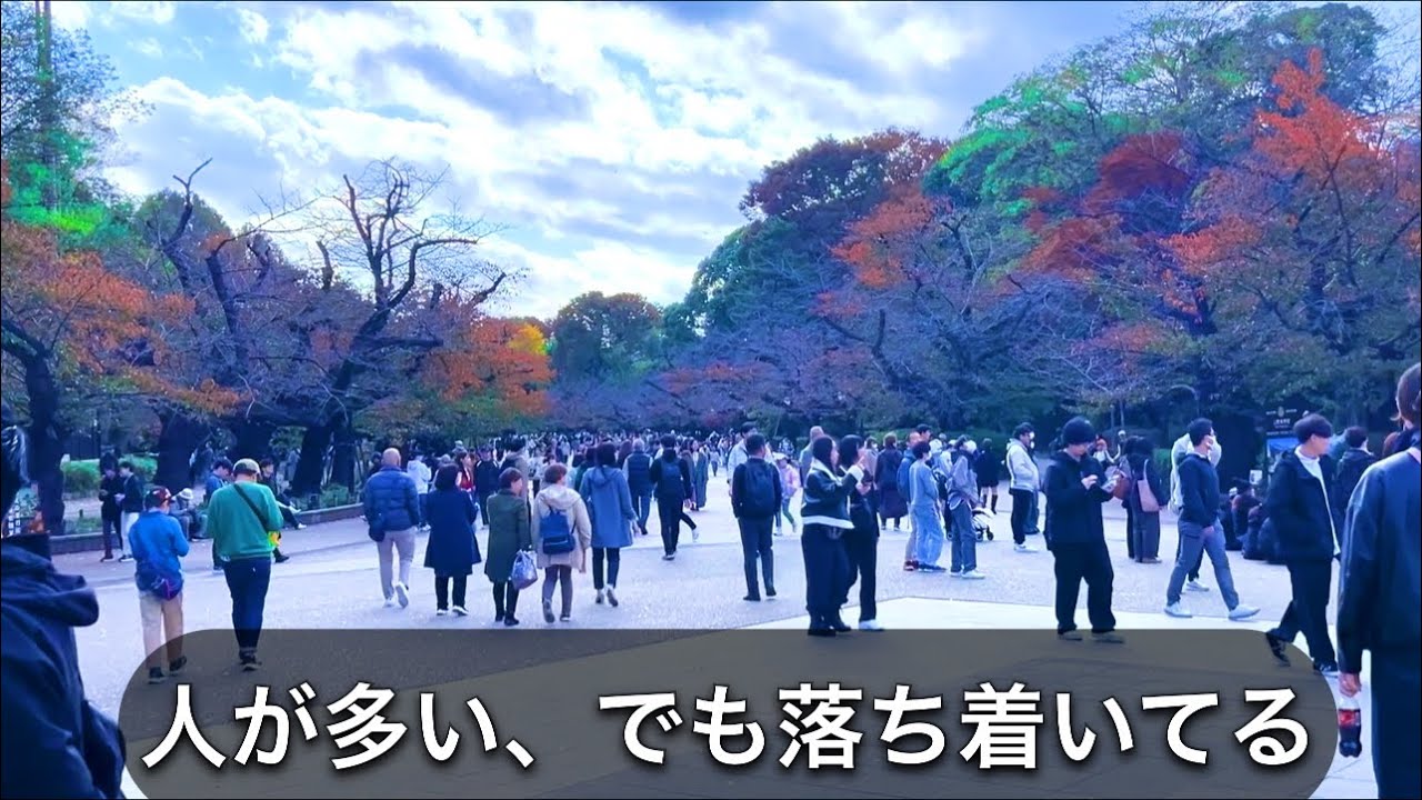 上野動物園から上野駅まで ― 混雑の中の秩序と静けさ