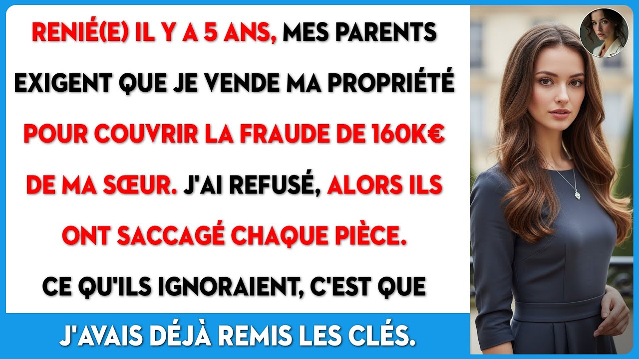 Ils exigent que je paie la fraude de 160k€ de ma sœur, 5 ans après m'avoir renié.