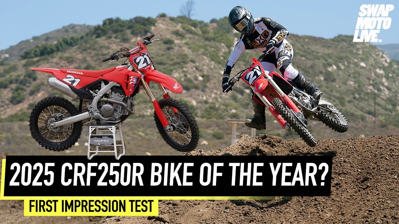 First Test of the NEW 2025 Honda CRF250R!