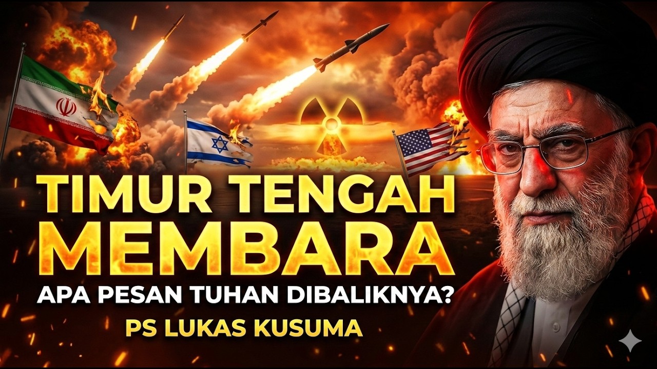 TIMUR TENGAH MEMBARA - APA PESAN TUHAN DIBALIKNYA? || Ps Lukas Kusuma || #perang #iran  #viralvideo